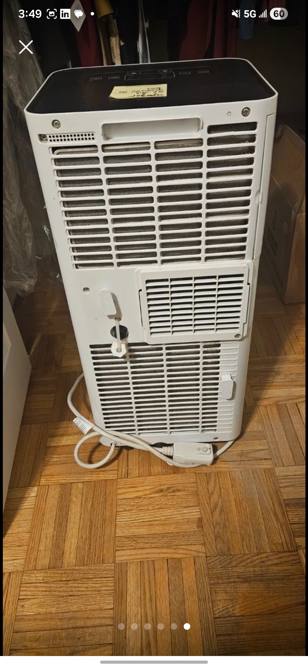 1000BTU SereneLife SLPAC105W Portable Air Conditioner