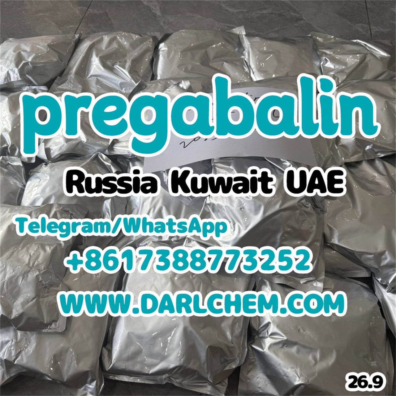 Europe Supplier of pregabalin crystals powder 148553-50-8