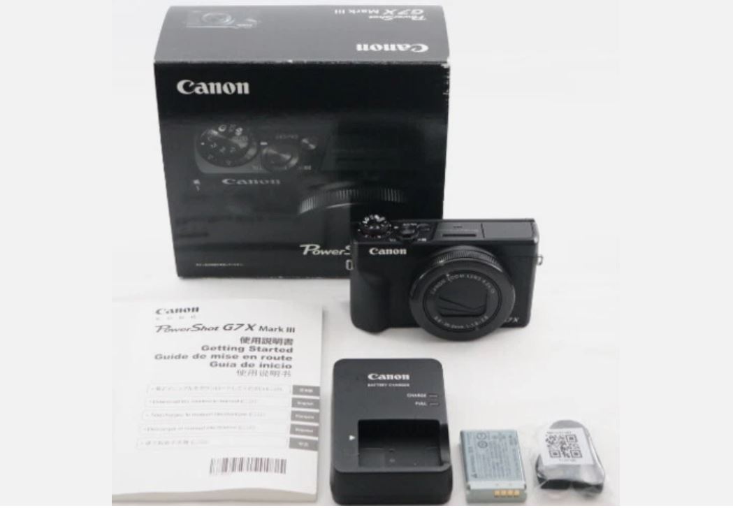 Canon PowerShot G7 X Mark III 3 Digital Camera BLACK