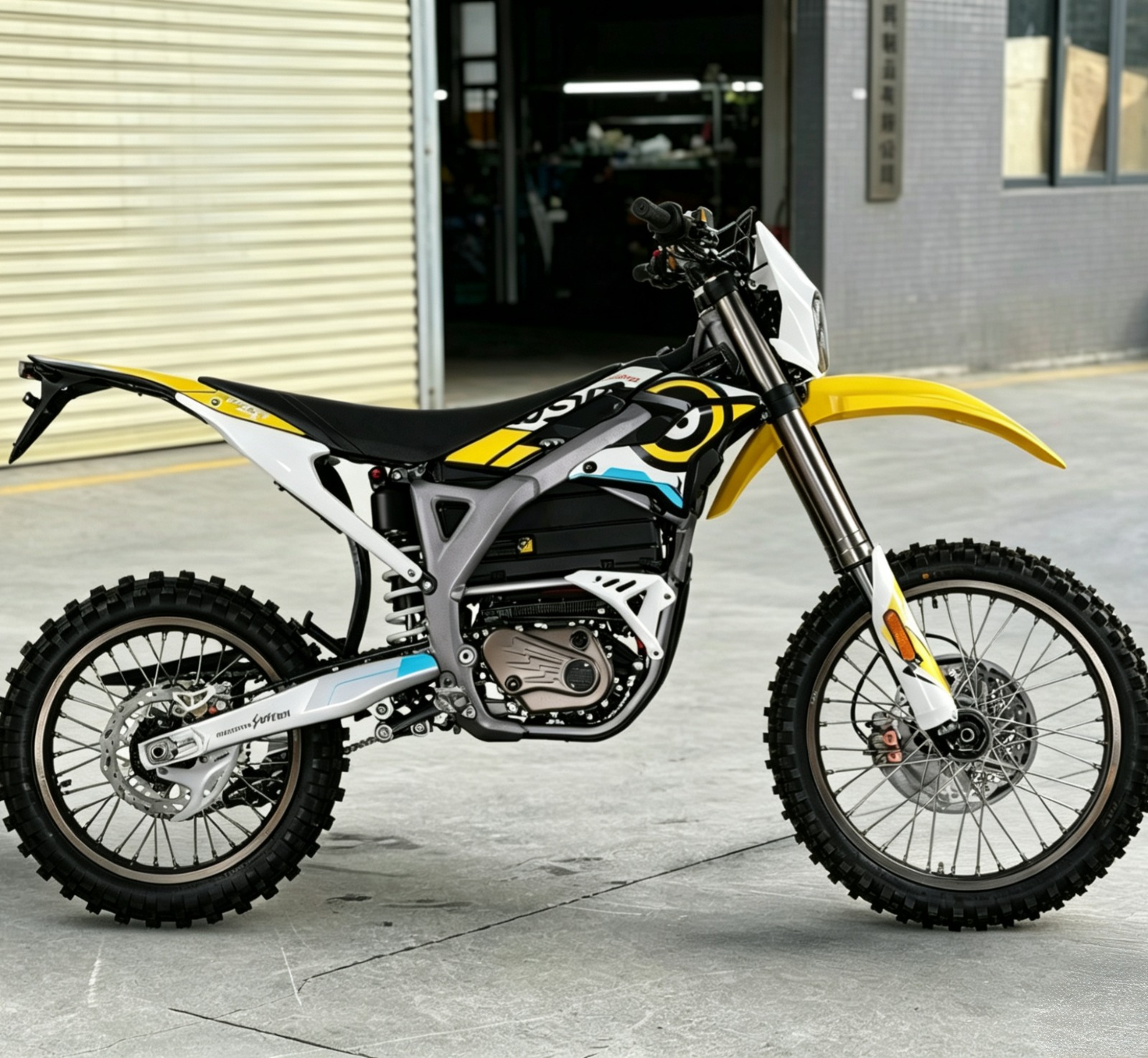 Surron Storm Bee. Moto tout-terrain électrique professionnelle haut de gamme (104 V / 55 Ah).