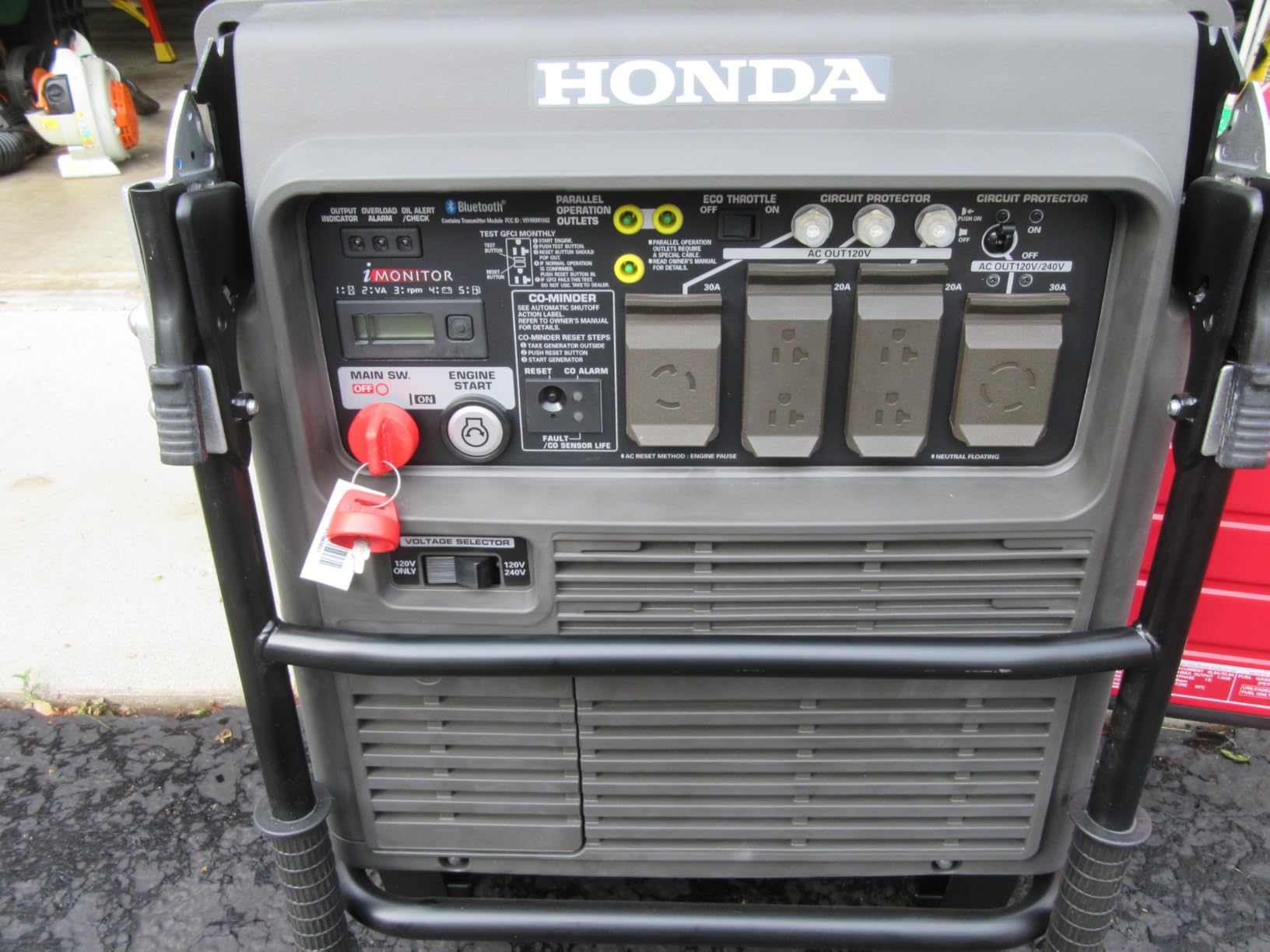 Groupe électrogène de secours portable Honda EU7000iS (7 000 watts) à technologie Inverter