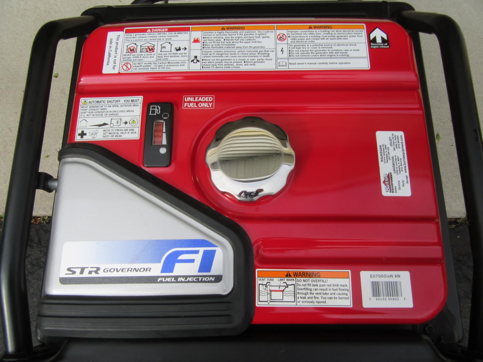 Groupe électrogène de secours portable Honda EU7000iS (7 000 watts) à technologie Inverter