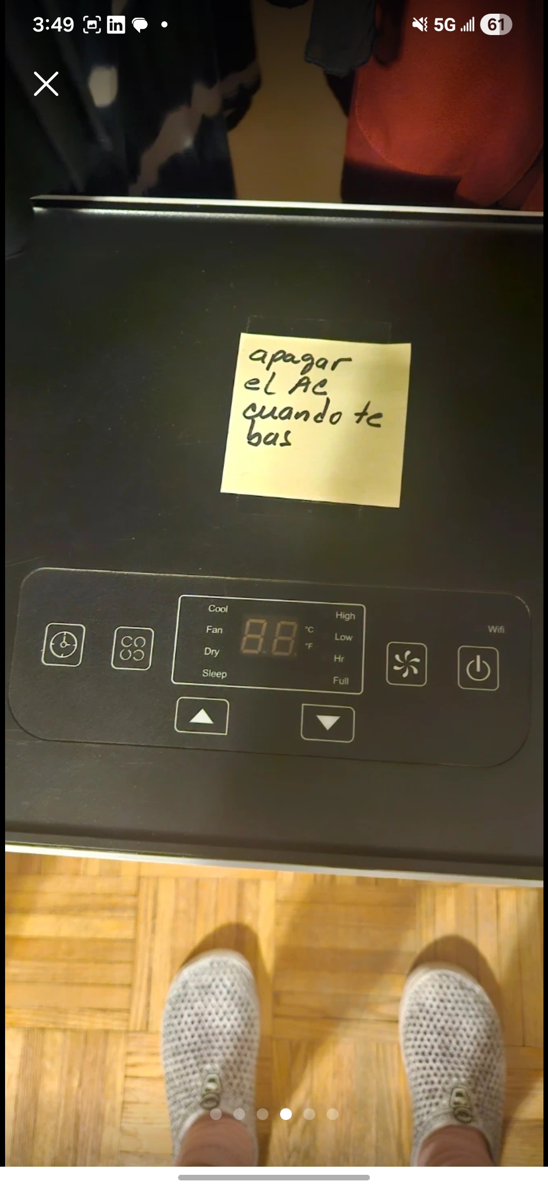 1000BTU SereneLife SLPAC105W Portable Air Conditioner