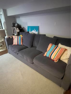 Grey HÄRLANDA IKEA sofa couch