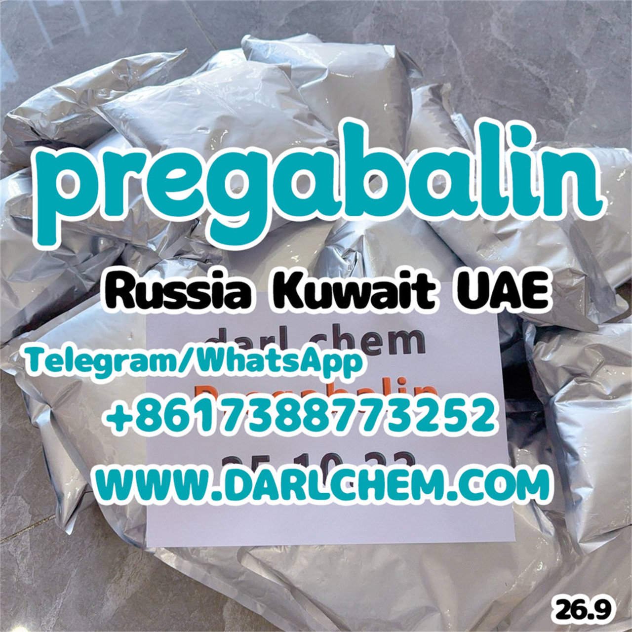 Europe Supplier of pregabalin crystals powder 148553-50-8