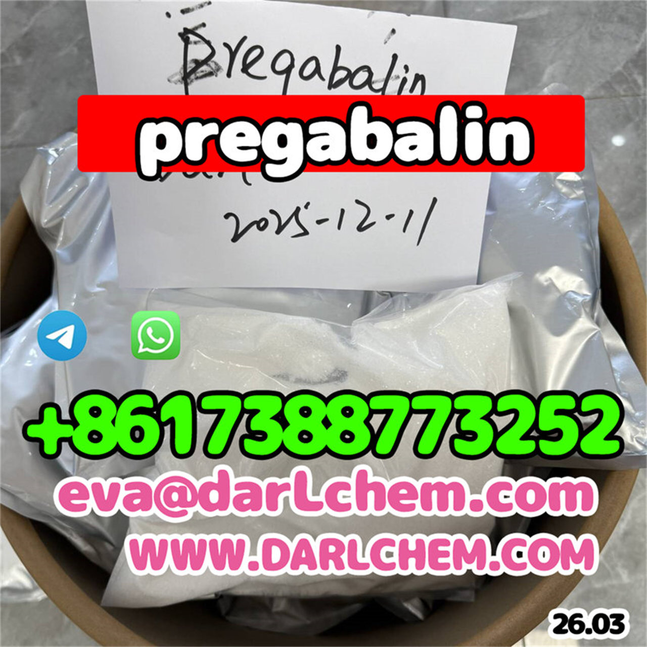 Pregabalin powder IP/BP/USP CAS 148553-50-8