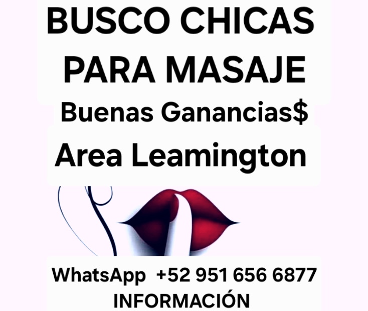 Busco Chicas Para masajes