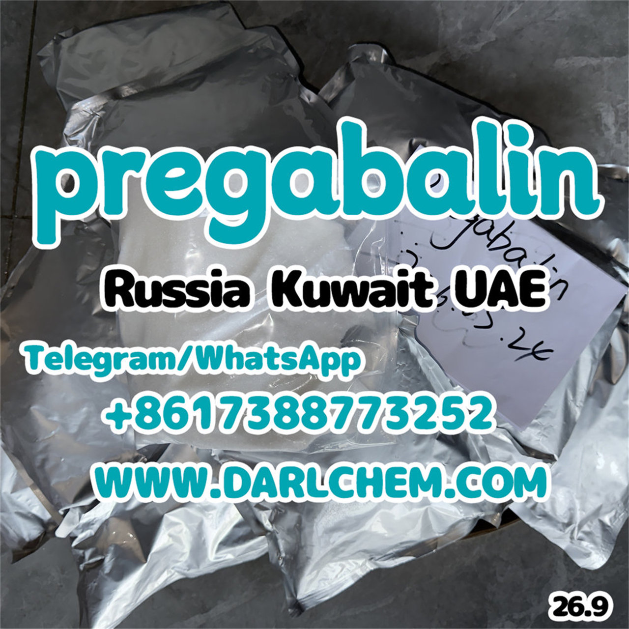 Anti-Depression 99% pregabalin crystals powder 148553-50-8 Salt