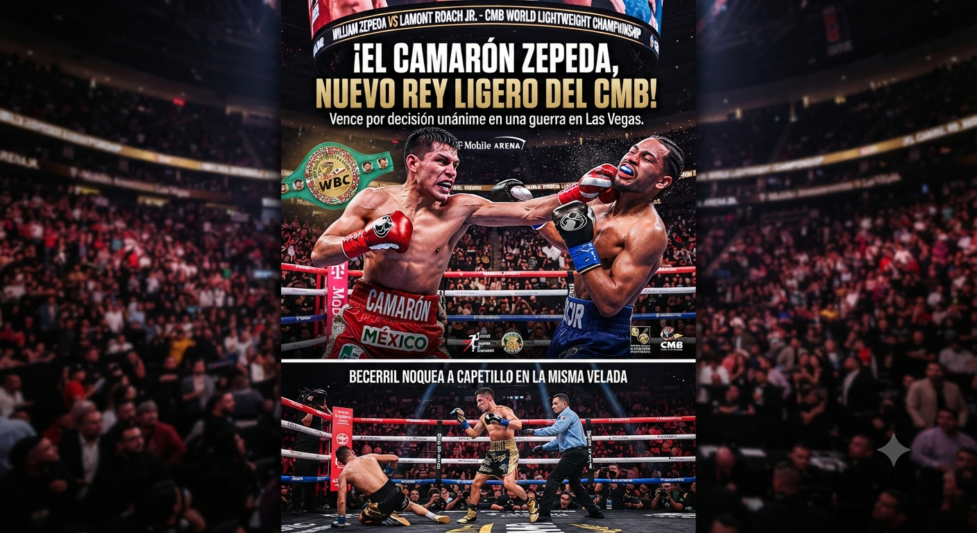 Nuevo Rey Ligero del CMB: Camarón Zepeda